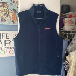 Mens Vineyard Vine fleece vest